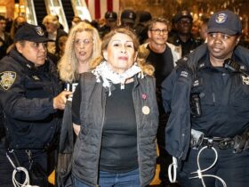 NYPD arrests anti-ICE protesters occupying Trump Tower lobby in Manhattan