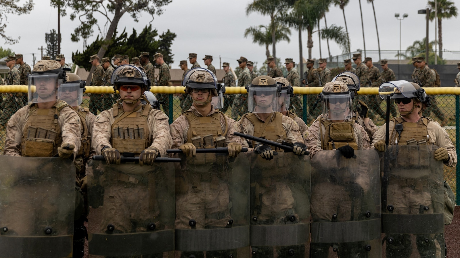 'These are Americans': Huntington Park mayor and veteran delivers plea to Marines deployed to protests