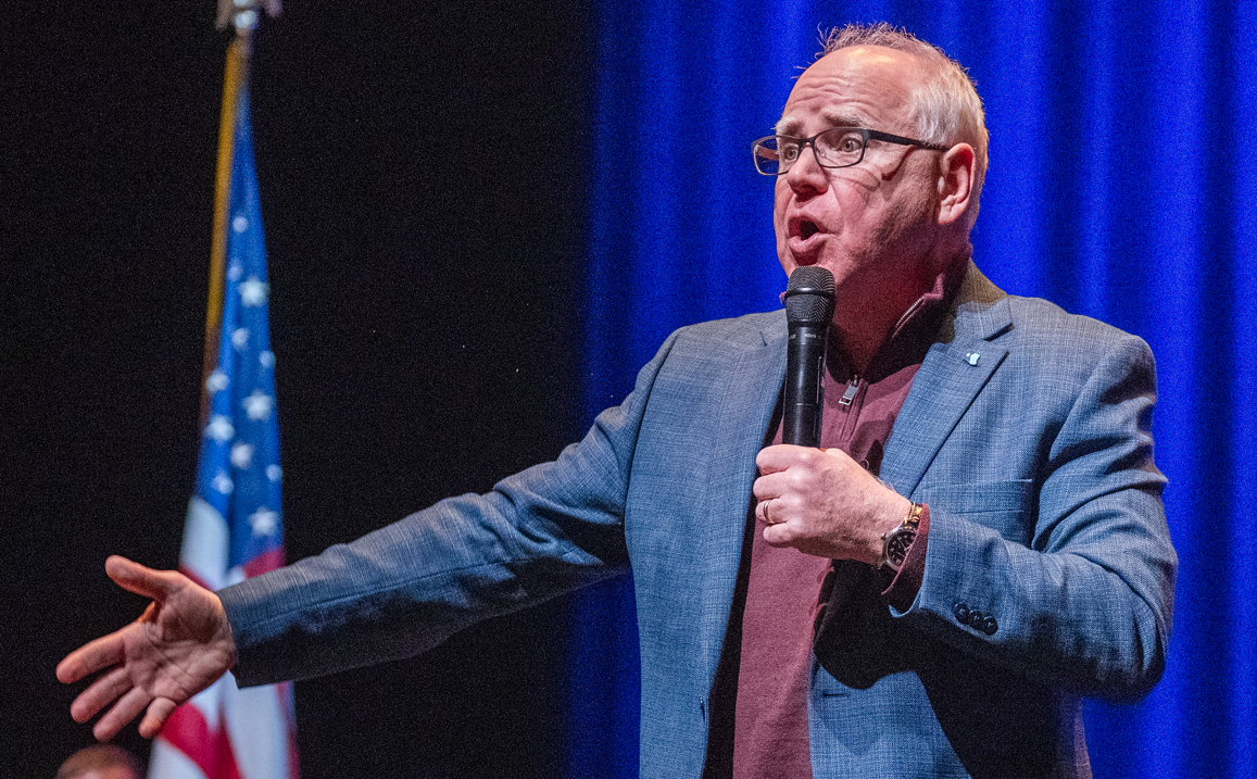 Trump offers young men 'a place to belong' says Walz after conversation with son