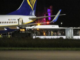 Violent turbulence hits flight in Germany, forcing emergency landing and injuring 9