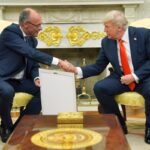 Watch live: Trump meets German leader in Oval Office